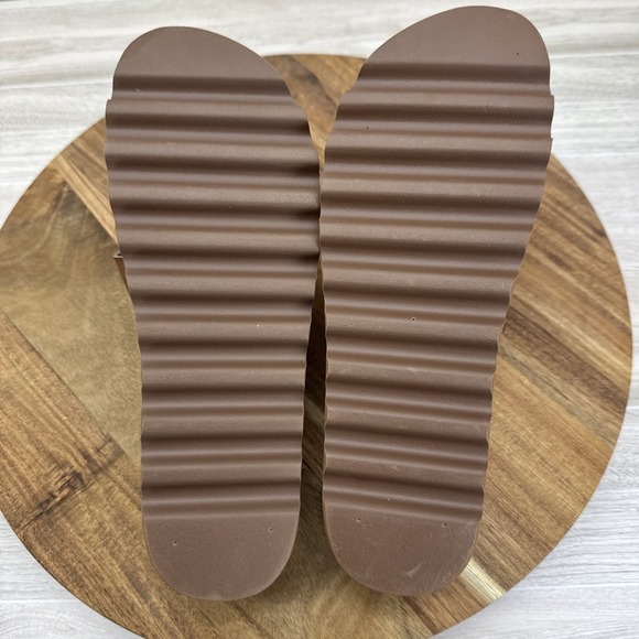 REEF WOMEN'S CUSHION VISTA HI PLATFORM LUG SLIDES SOLE SIZE 8 ESPRESSO DUO EUC - Picture 9 of 10